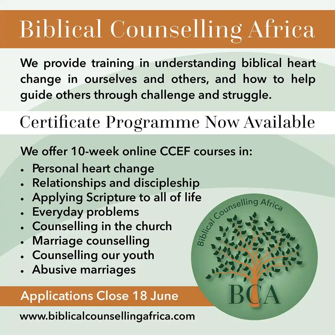 Image from AfriGO Missions: Biblical Counselling Africa is offering an online course that equips y...