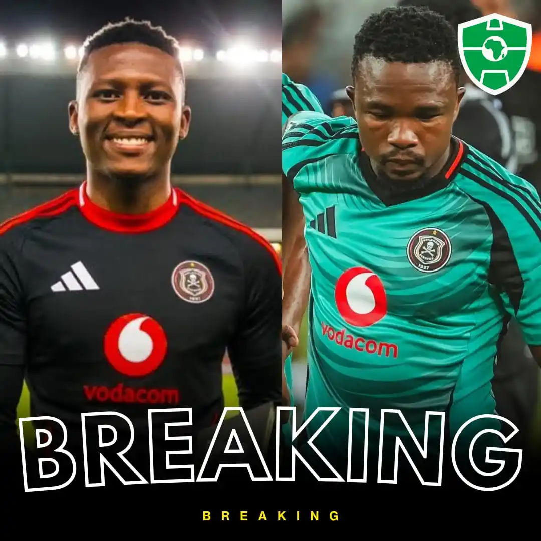 Image from Africa Soccer Zone 🟢⚪: 🚨 Breaking: Orlando Pirates have officially announced the departur...