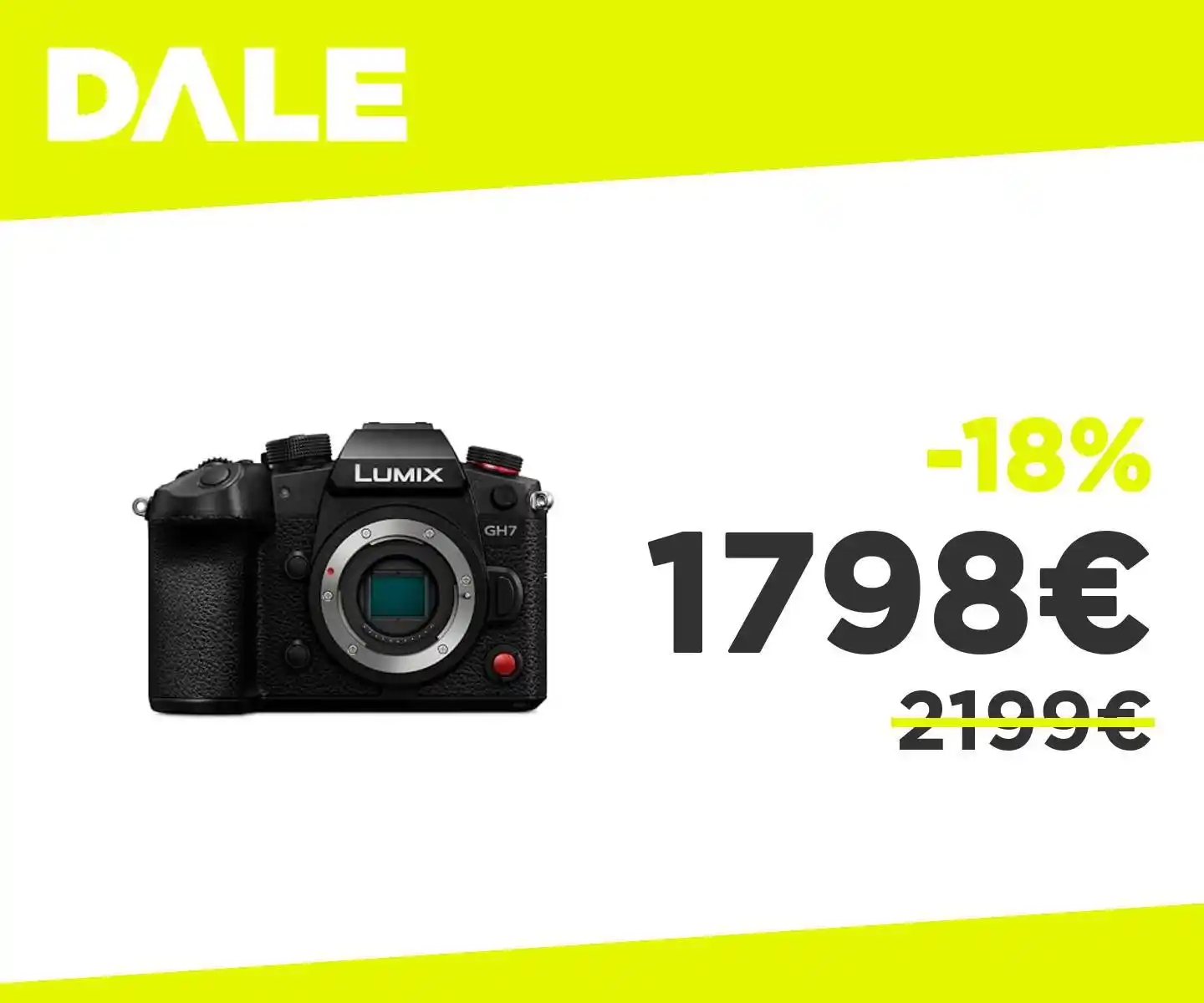 Image from OfferteDale: *Calo per Panasonic Lumix DC-GH7E!*  👉🏻 Panasonic Lumix DC-GH7E - Fo...
