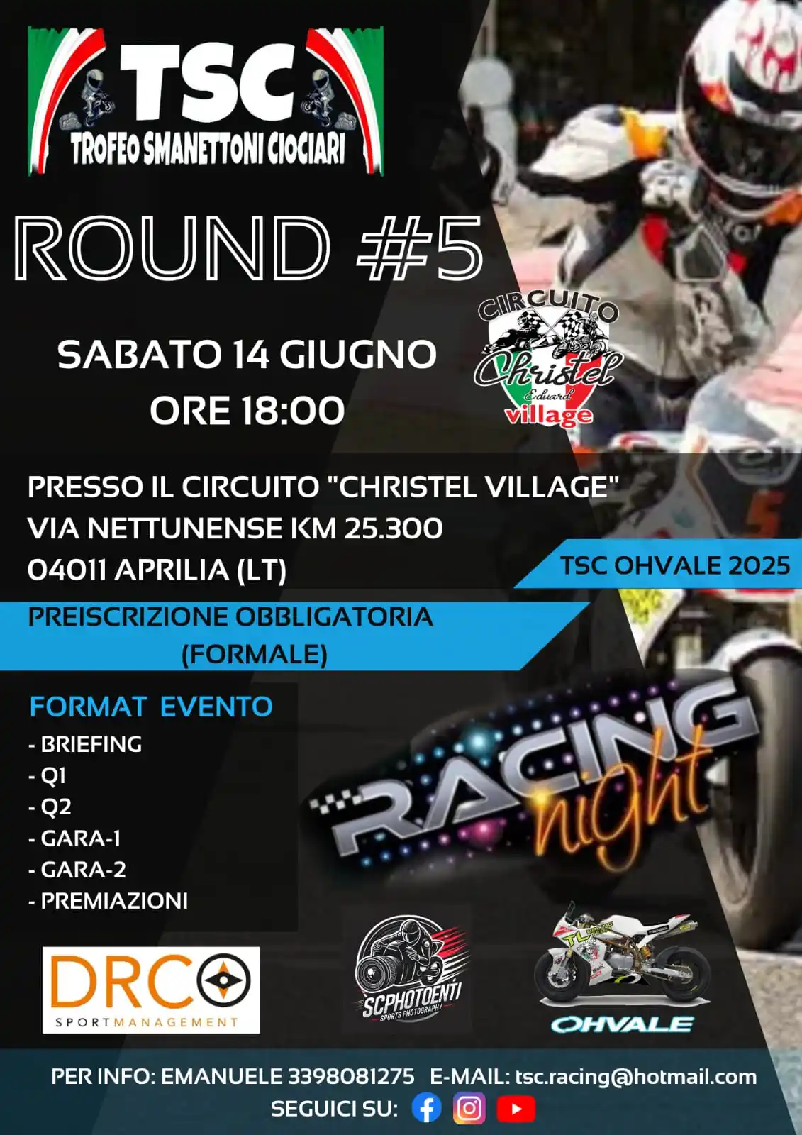 Image from DRCSPORTMANAGEMENT: Ci siamo, dopo il giro di boa arriva il 5°Round e si riaccendono i rif...