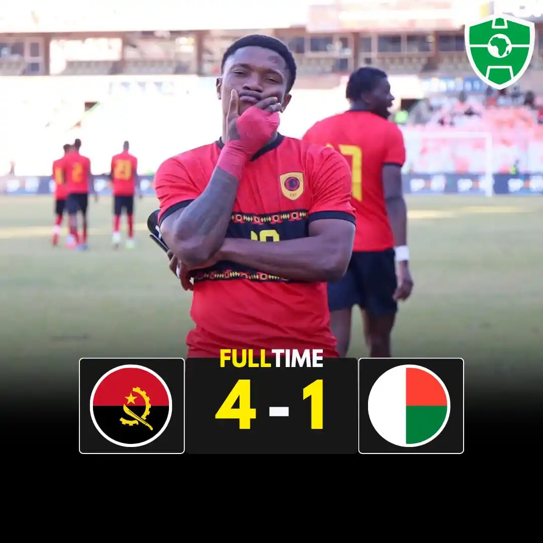Image from Africa Soccer Zone 🟢⚪: COSAFA Cup Semifinal - FT Angola 🇦🇴 4-1 🇲🇬 Madagascar South Afr...