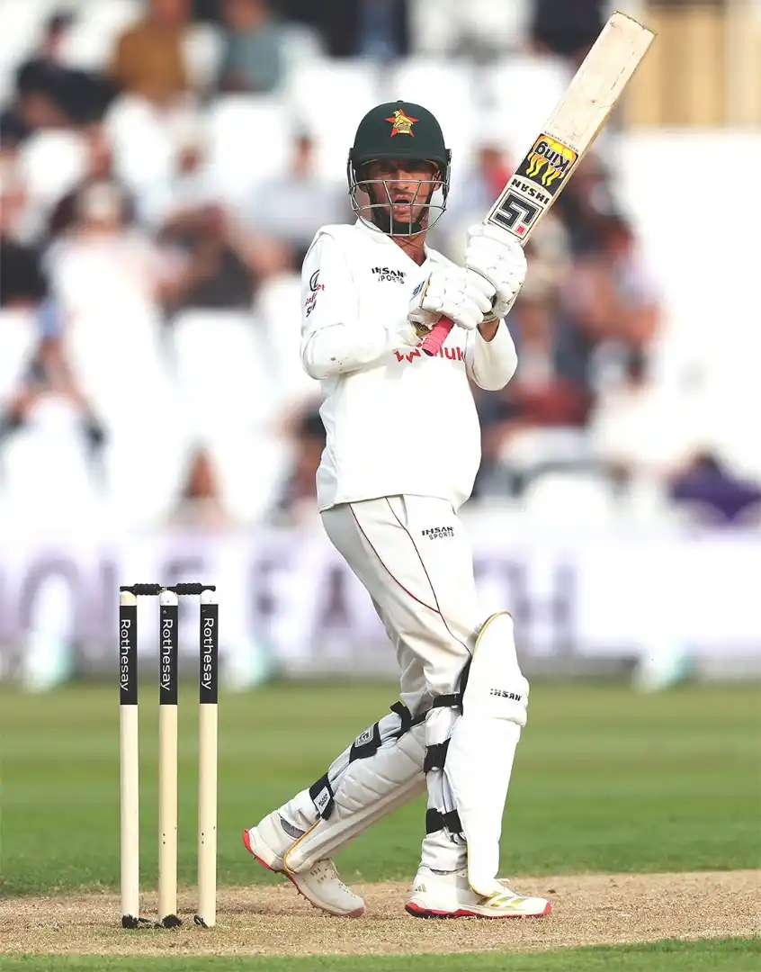 Image from Zimbabwe Cricket: Day 3 of the historic Test match is now underway! Zimbabwe resume on ...
