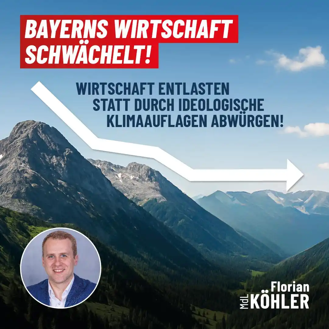 Image from FloKöhler | MdL: Der vbw-Konjunkturindex liegt aktuell bei 78 Punkten – deutlich unter ...