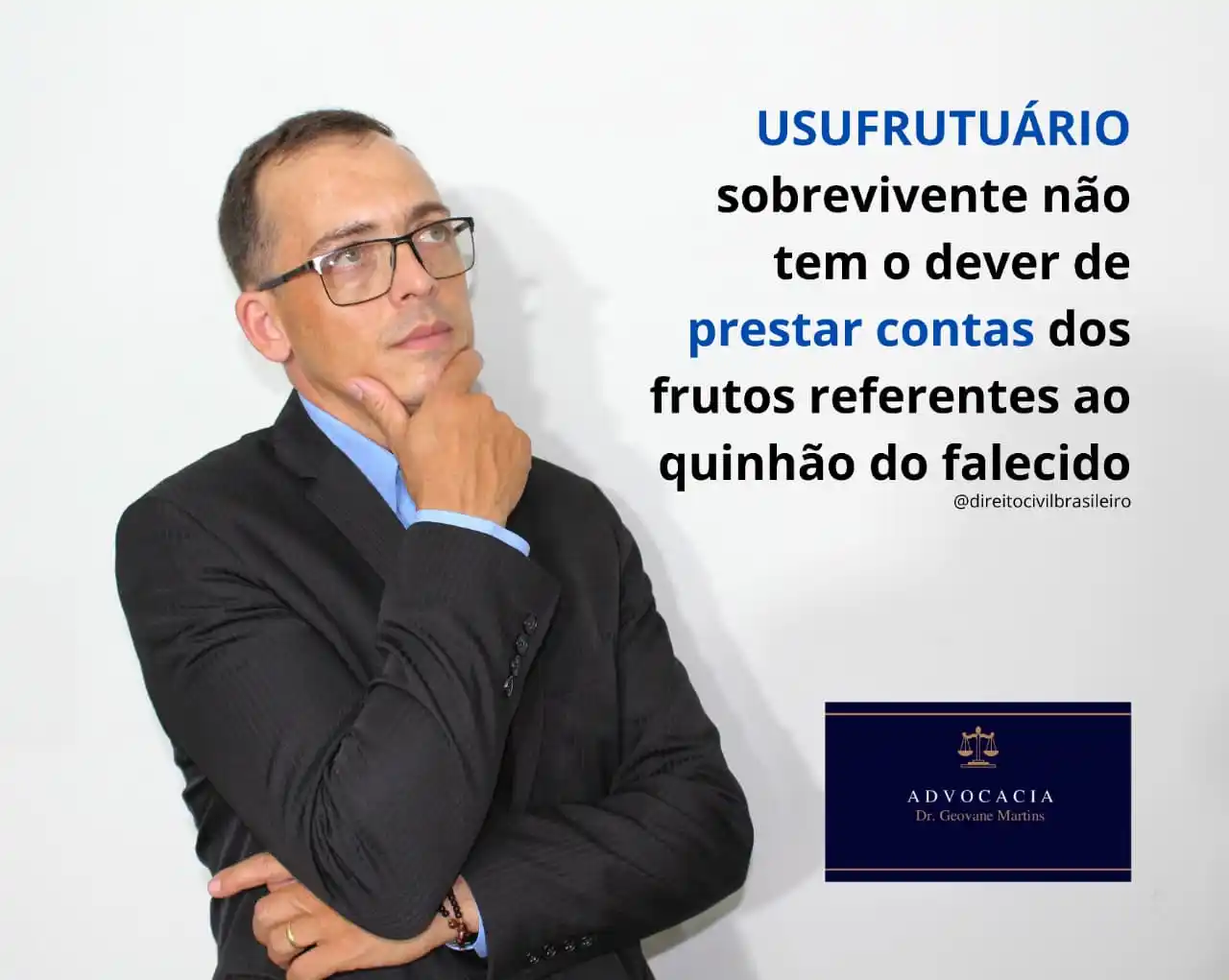 Image from Advocacia Dr. Geovane Martins: "DIREITO DAS COISAS - Usufruto constituído em favor de mais de uma pes...