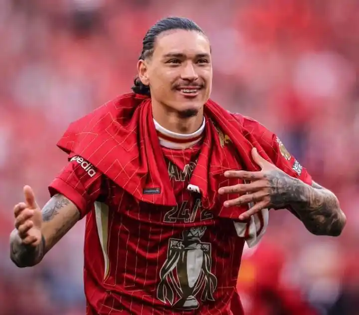 Image from ๐๐๐๐๐๐๐๐๐๐๐ ๐๐๐๐๐ฟ ๐๐ ๐พ๐๐ผ๐๐๐๐๐๐: ๐จ | During his three-year spell at Liverpool, Darwin Nรบรฑez paid over ...
