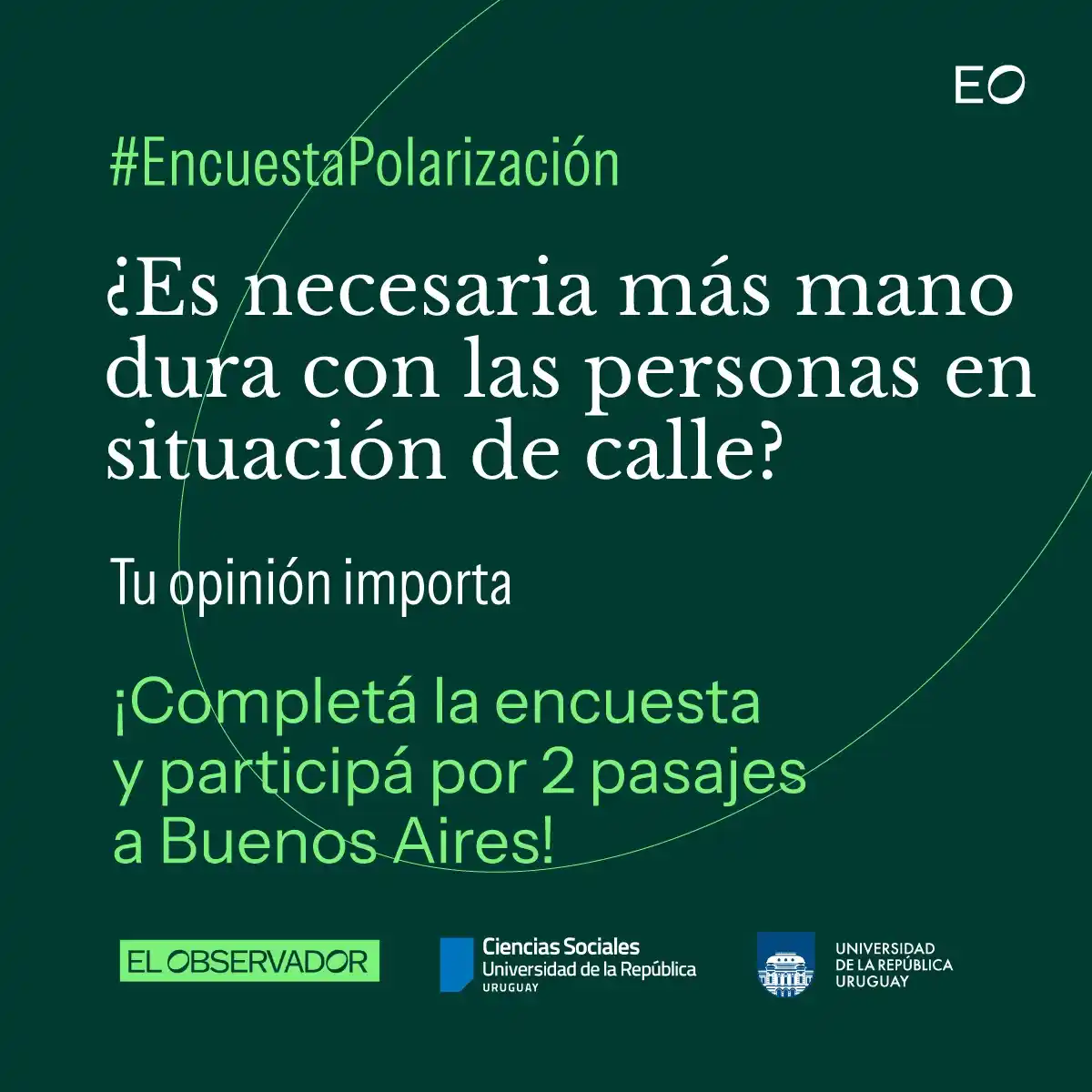Image from El Observador: 🤔 ¿Es necesaria más mano dura con las personas en situación de calle?...