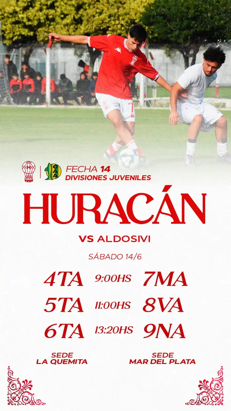 Image from Club Atlético Huracán: Este sábado, desde las 9, jugamos frente a <a class="text-blue-500 hov...