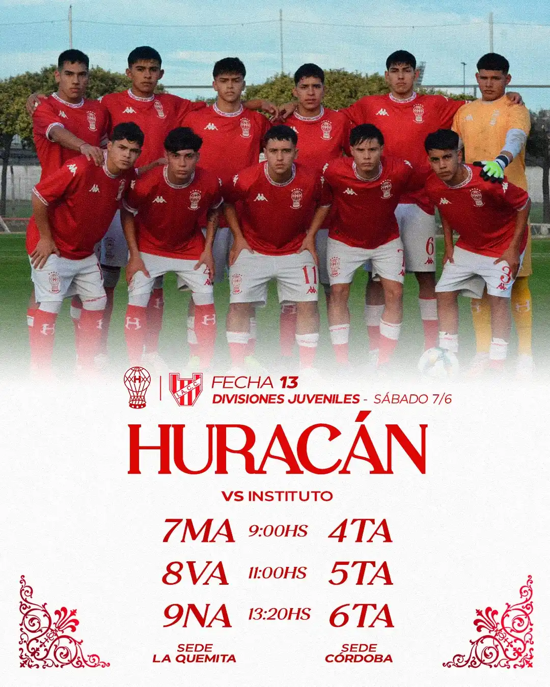 Image from Club Atlético Huracán: Este sábado, desde las 9, jugamos frente a <a class="text-blue-500 hov...