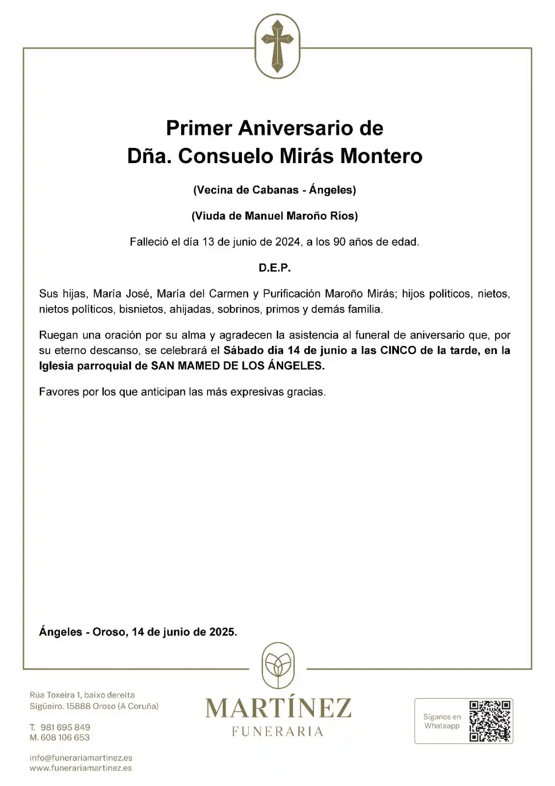 Image from Funeraria Martínez: https://funerariamartinez.es/primer-aniversario-de-dna-consuelo-miras-...