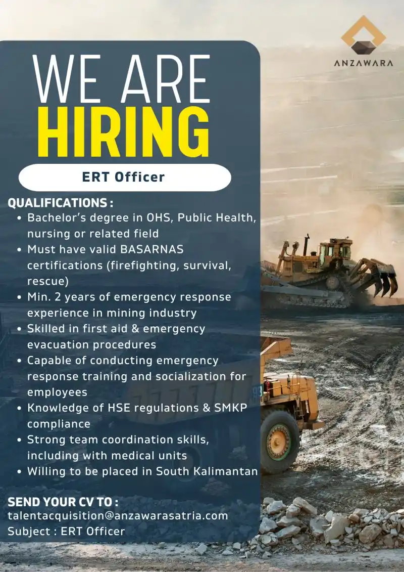 Image from INFO LOKER TAMBANG KALIMANTAN: If you are interested and match with the qualifications, please submit...
