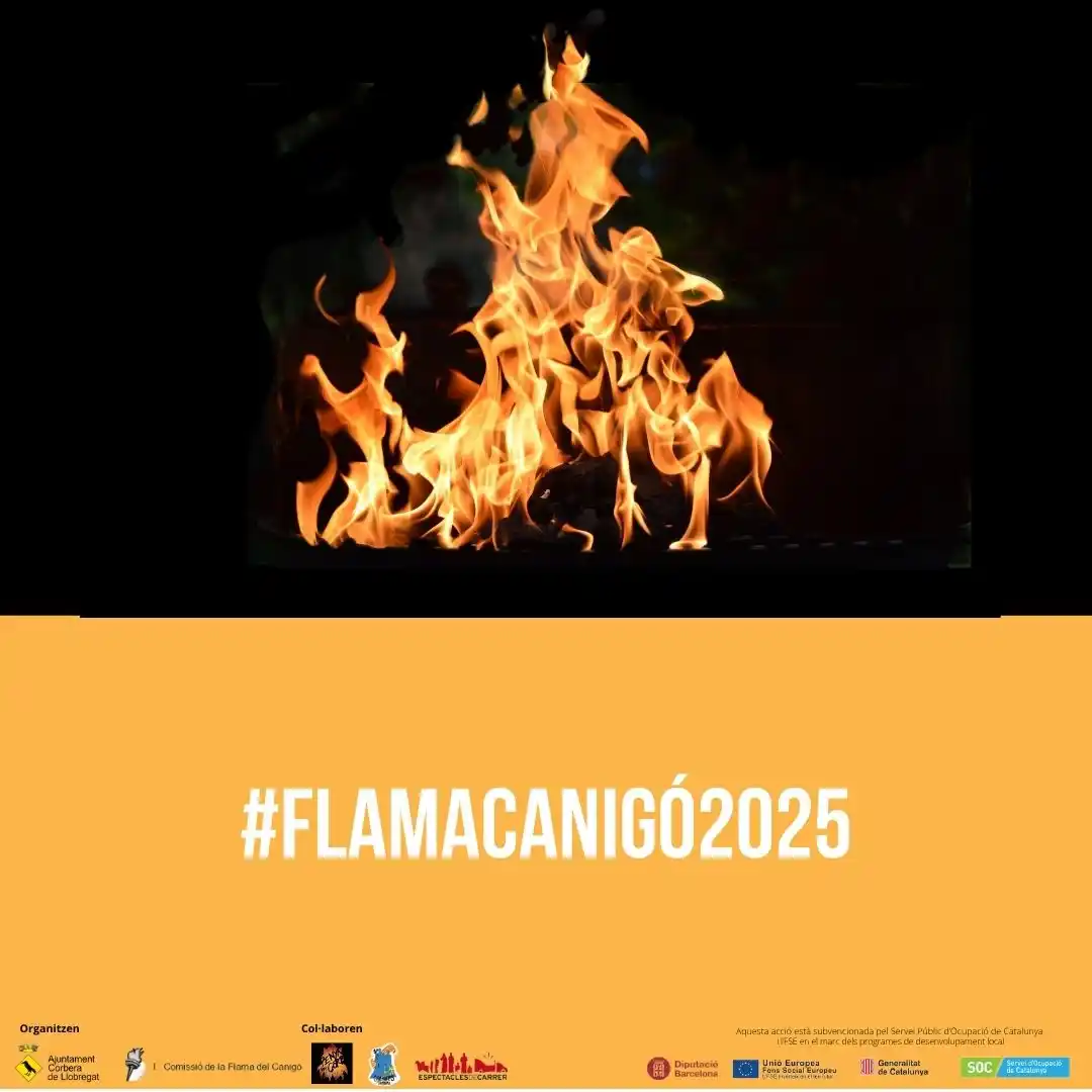Image from Ajuntament de Corbera de Llobregat: 🔥 *Ja tenim obertes les inscripcions per a la Flama del Canigó!* El...