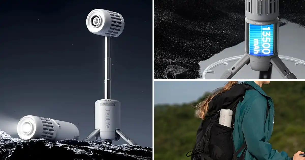 Image from Great Deals Singapore: JisuLife Outdoor Fan Ultra1 on Flash Sale for *S$133.36* after voucher...