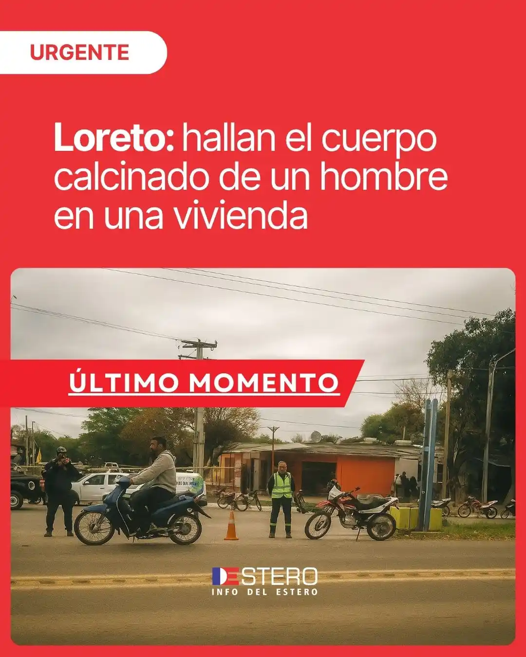 Image from InfoDelEstero: 🚔 LO ENCONTRARON CALCINADO DENTRO DE UNA CASA EN LORETO El hallazgo ...