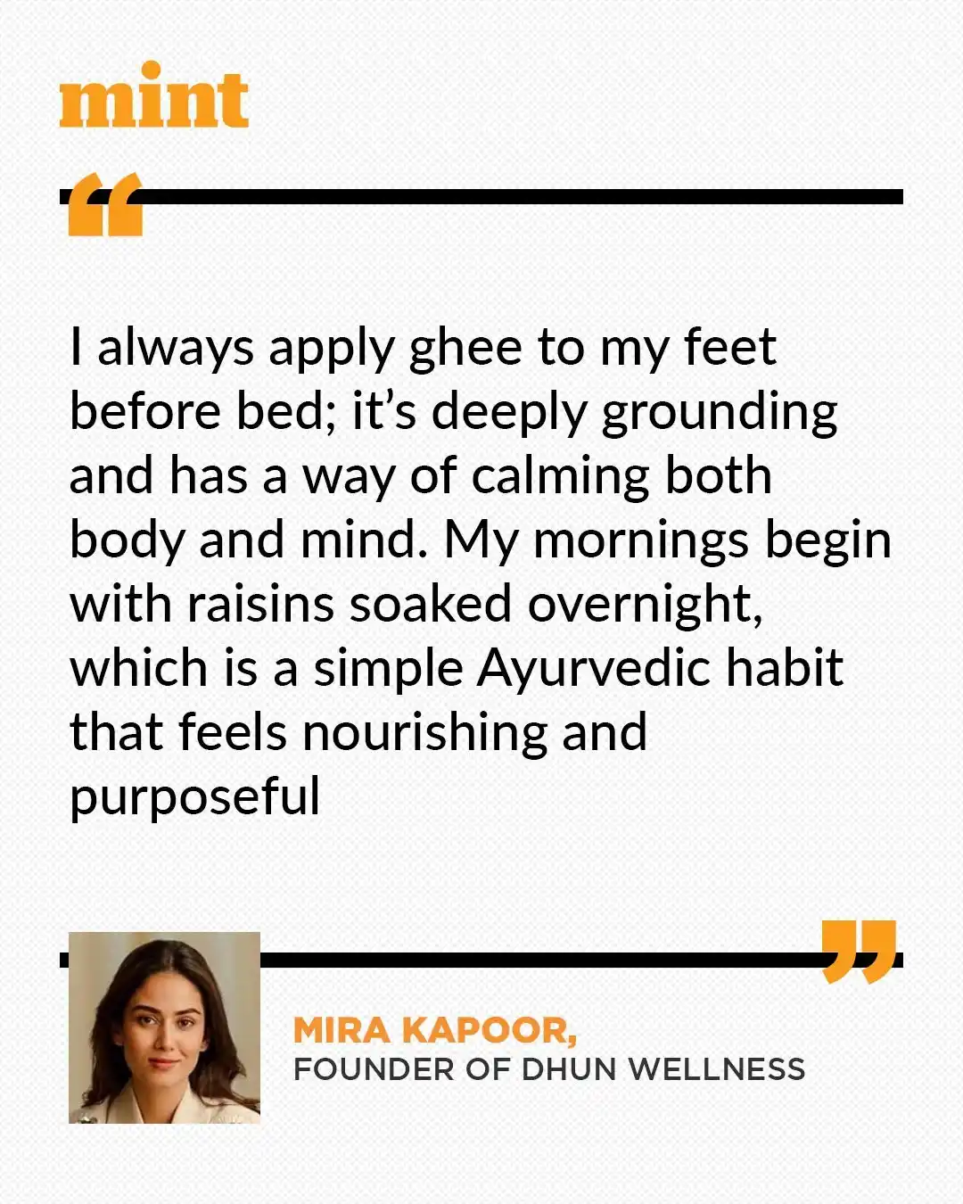 Image from Mint: Mint Exclusive ⚡️ Entrepreneur Mira Kapoor, who has recently launched ...