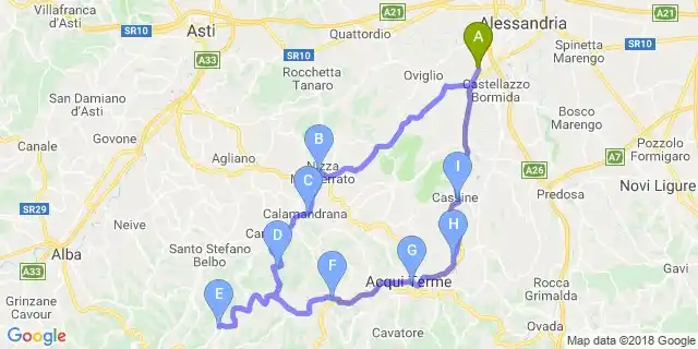 Image from Bikershotel.it - Motoraduni.it - Autoraduni.it - Motoitinerari.it - Bikersfood.it: *Moto itinerario: LANGHE PIEMONTESI E LE STRADE DEL VINO* L'itinerari...