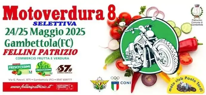 Image from Bikershotel.it - Motoraduni.it - Autoraduni.it - Motoitinerari.it - Bikersfood.it: *MOTOVERDURA 8* _24-25/05/2025 a Gambettola, FC_ Motoraduno aperto a ...