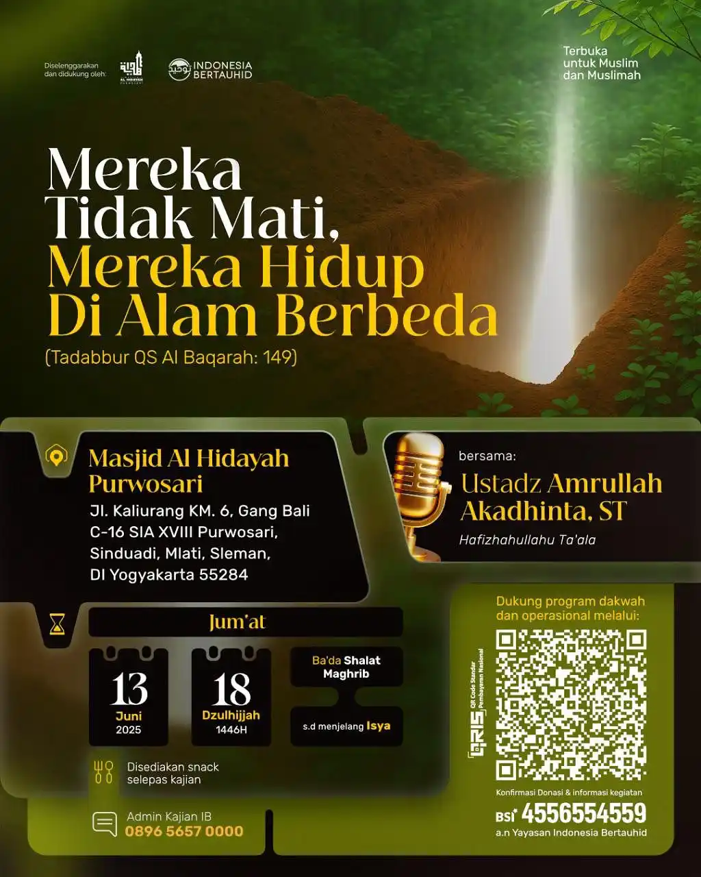 Image from Indonesia Bertauhid: NGAJI BARENG IB DI MASJID YUK Yuk!! Ngaji bareng IB di Masjid | Kajia...