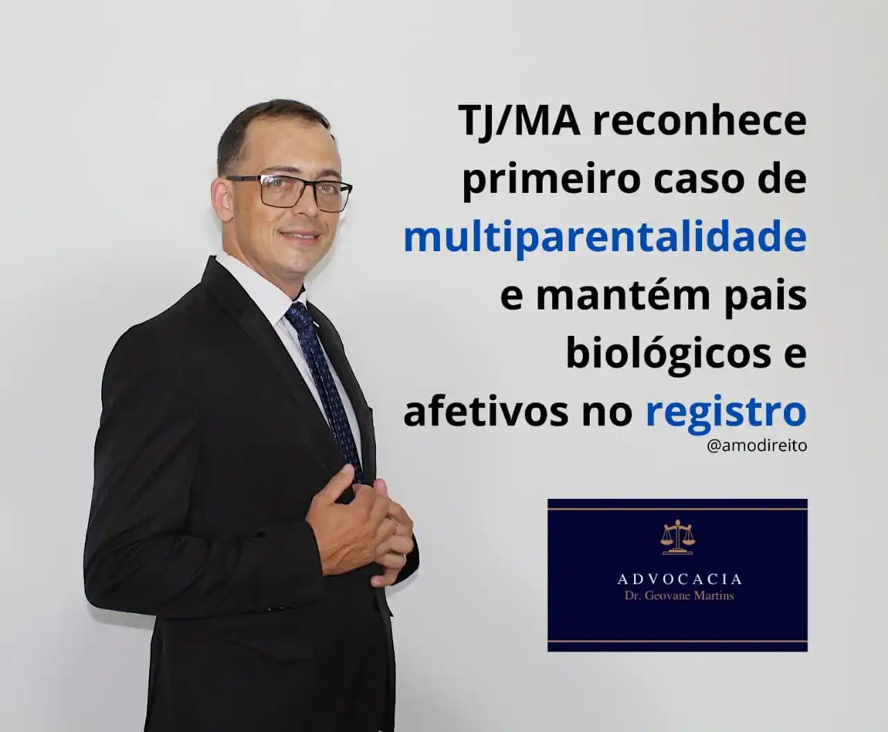 Image from Advocacia Dr. Geovane Martins: "Pela primeira vez, o Tribunal de Justiça do Maranhão (TJMA) reconhece...