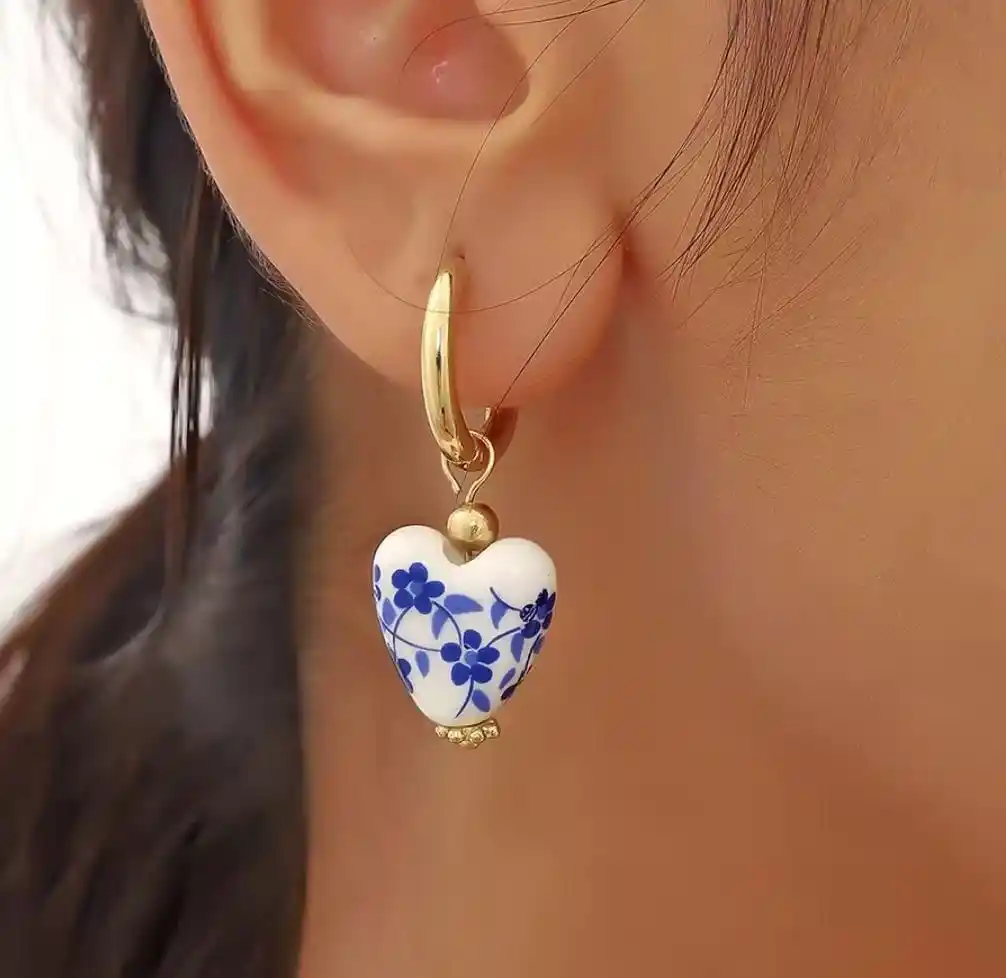 Image from CHOLLOS Compradoras: 💙 Pendientes preciosos de porcelana. Originales y elegantes! ✅ 1'70€ ...