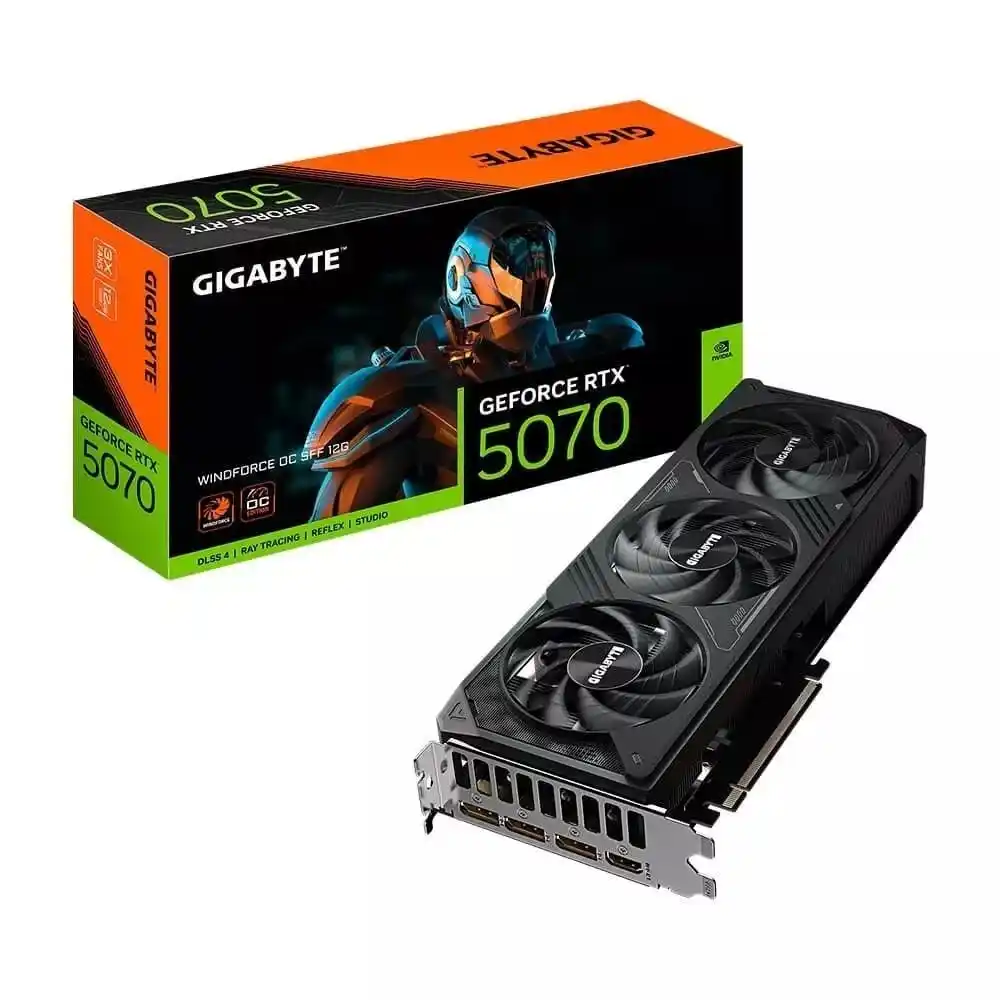 Image from 🔥 Shark das Promoções: 🔥 Placa de Vídeo NVIDIA GeForce GIGABYTE RTX5070 WindForce OC SFF 12G...
