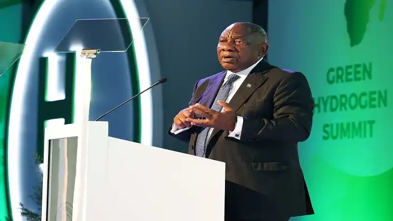 Image from The Voice of the Cape Radio: President Cyril Ramaphosa has urged African nations to take ownership ...