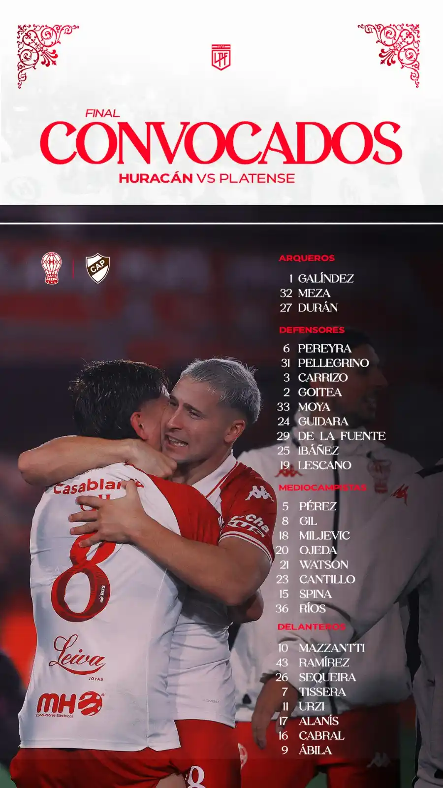 Image from Club Atlético Huracán: 🔜 ¡Próximo partido! 🏆 <a class="text-blue-500 hover:underline curso...