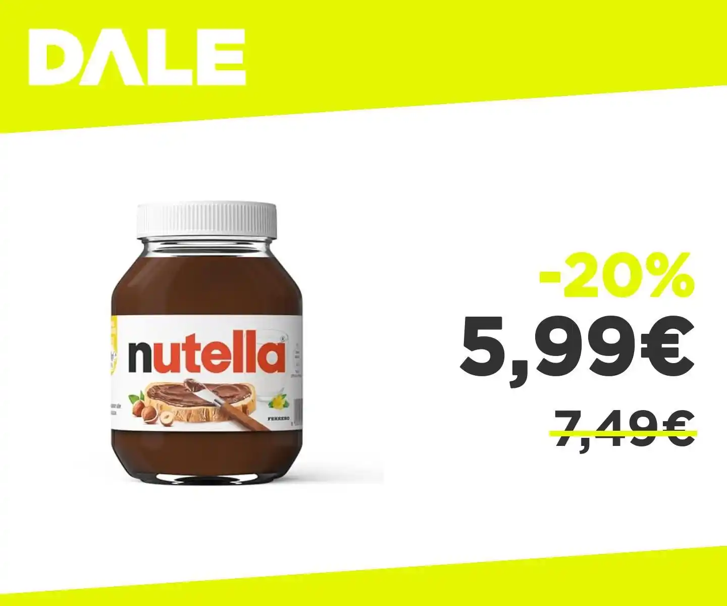 Image from OfferteDale: *Ribasso Nutella* 👉🏻 Nutella 950g - Crema Spalmabile Senza Glutine ...