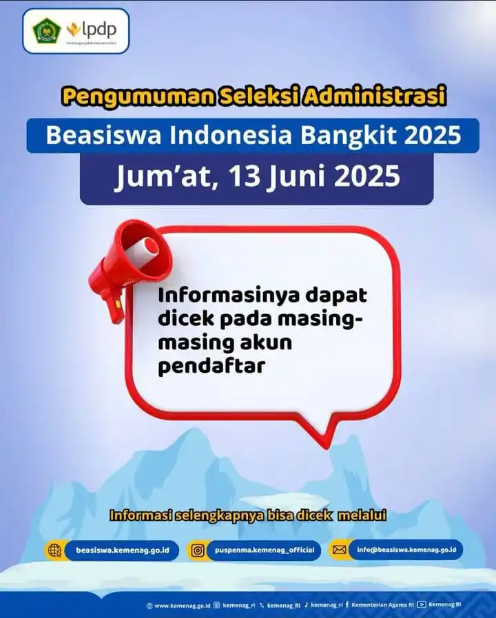 Image from Berbagi Info Ampuh Tutorials: SELAMAT UNTUK YANG LULUS SELEKSI ADMINISTRASI BEASISWA INDONESIA BANGK...