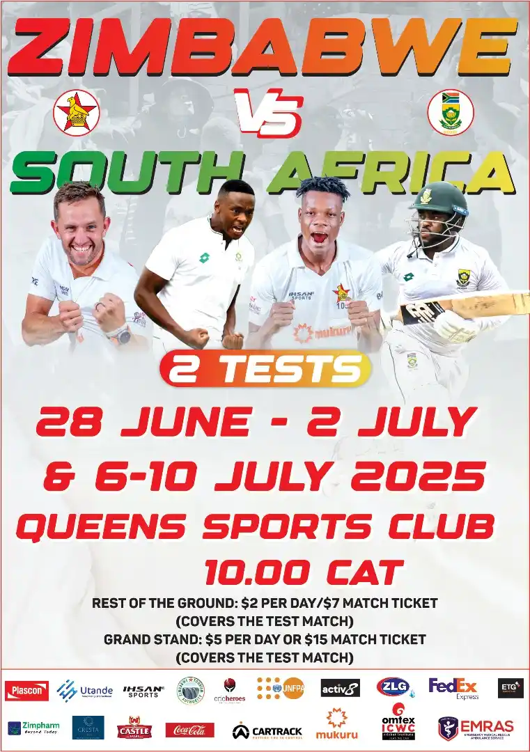 Image from Zimbabwe Cricket: ๐ฆ๐ต๐ผ๐๐ฑ๐ผ๐๐ป ๐ฎ๐ ๐ค๐๐ฒ๐ฒ๐ป๐ ๐ฆ๐ฝ๐ผ๐ฟ๐๐ ๐๐น๐๐ฏ ๐ Zimbabwe ...