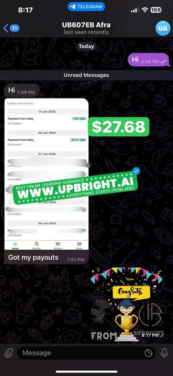 Image from UPBRIGHT : Student : UB607EB - Afra Praise be to God for everything ❤️😍 Afra h...