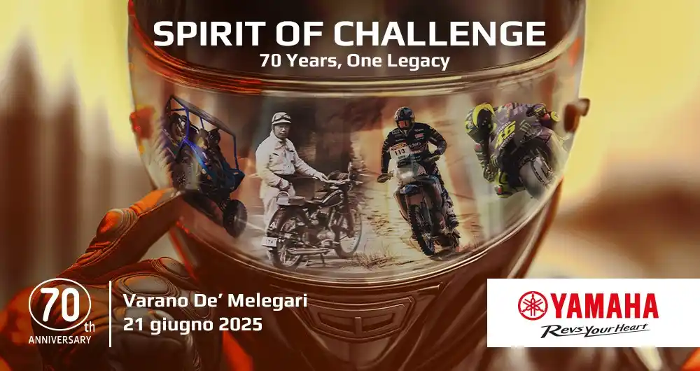 Image from Bikershotel.it - Motoraduni.it - Autoraduni.it - Motoitinerari.it - Bikersfood.it: Ti invitiamo a celebrare insieme i *70 anni di Yamaha* in una festa im...