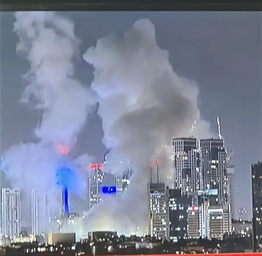 Image from طوفان المحور الإخبارية: تل ابيب تحت نار . ـــــــــــــــــــــــــــــــــــــــــــــــــــ...
