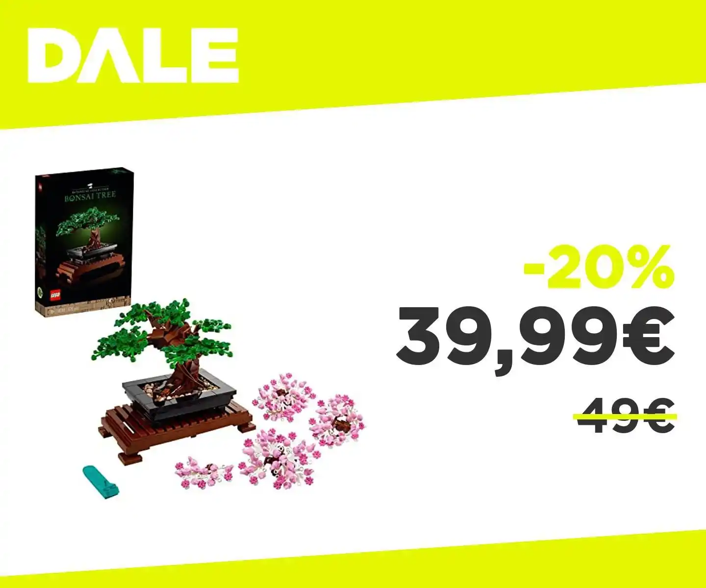 Image from OfferteDale: *Torniamo ai ribassi LEGO con l'amatissimo set Bonsai!* 👉🏻 LEGO 102...