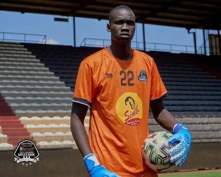 Image from Africa Soccer Zone 🟢⚪: TP Mazembe goalkeeper Aliou Badara Faty is set to be sidelined for sev...