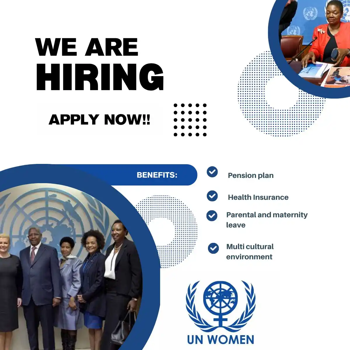 Image from UN Jobs & NGO Jobs: ๐จ๐ก ๐ช๐ผ๐บ๐ฒ๐ป ๐ถ๐ ๐ผ๐ณ๐ณ๐ฒ๐ฟ๐ถ๐ป๐ด ๐
๐ญ๐ฌ ๐๐๐๐ถ๐๐๐ฎ๐ป๐ ๐ท๐ผ๏ฟฝ...