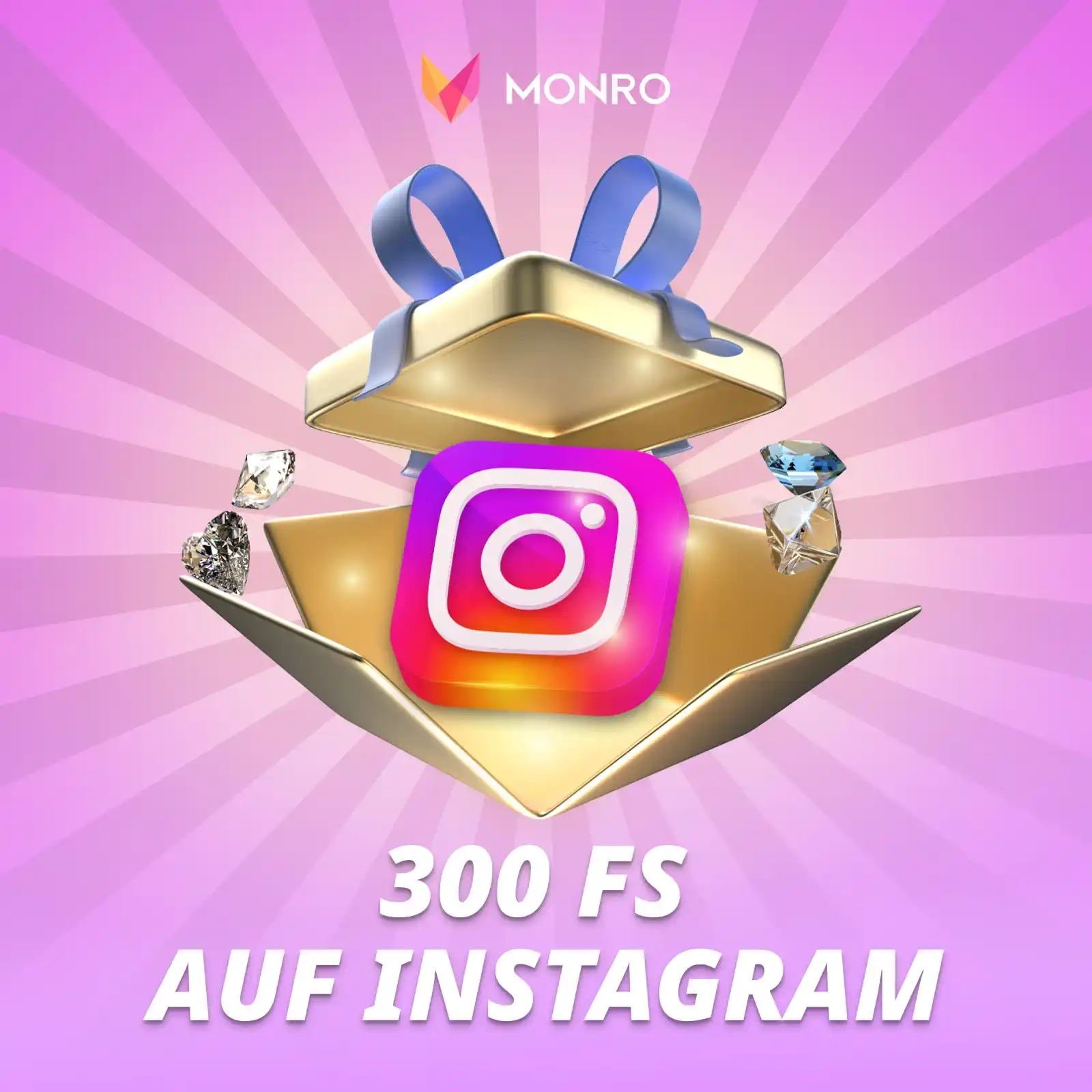 Image from MONRO Casino 🇩🇪: *Verpasse deine Chance auf Instagram nicht!* 🤑 ⠀ 🎁 Wir schenken morg...