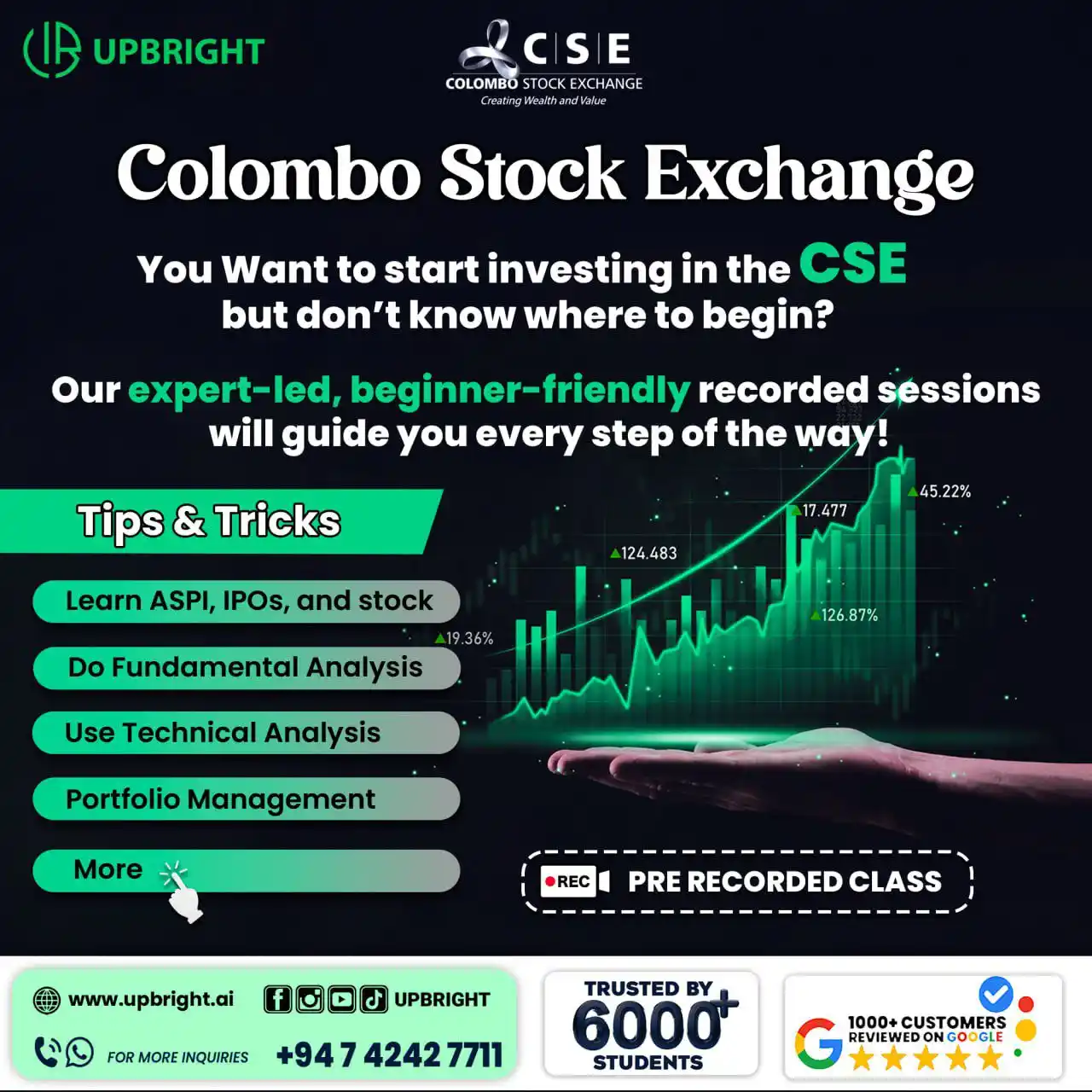 Image from UPBRIGHT : 📈 Want to start investing in the Colombo Stock Exchange (CSE)? But do...