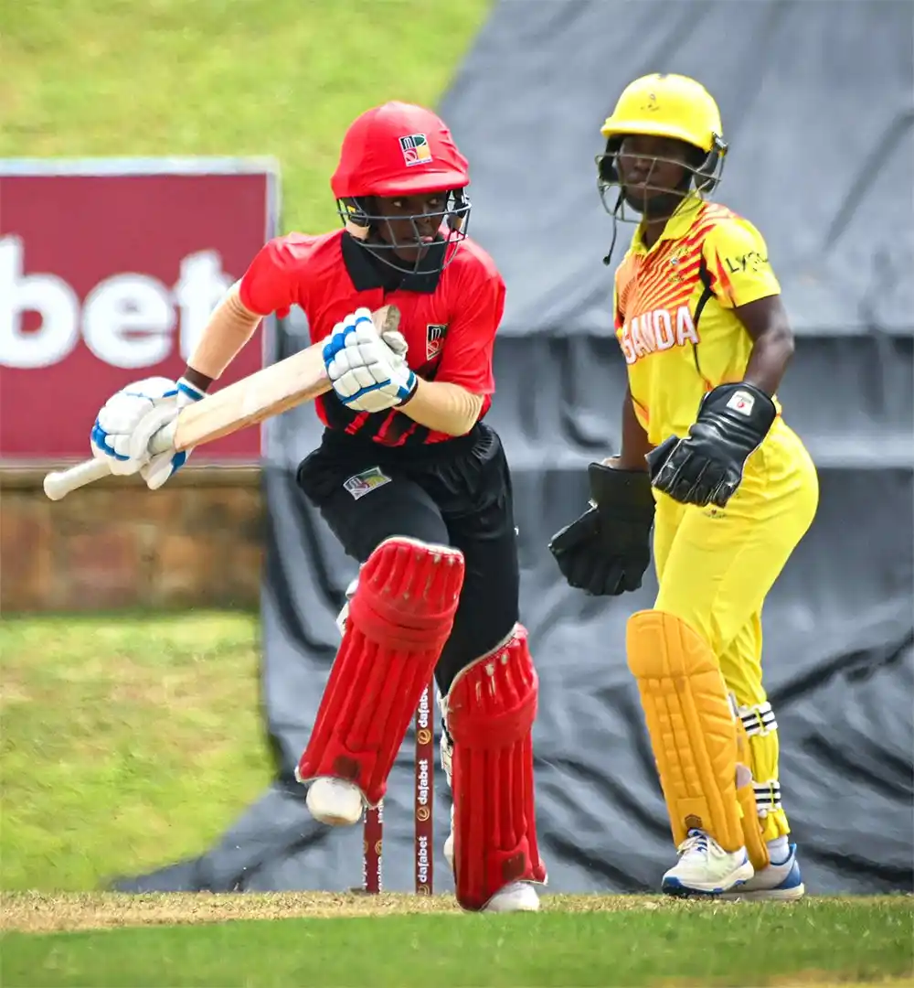 Image from Zimbabwe Cricket: Zimbabwe Women's HPC set Uganda Women a target of 94 in the <a class="...