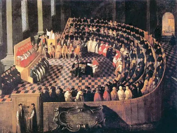 Image from Æternus ☩: *A IGREJA CATÓLICA DEFINIU O CANON BÍBLICO?* > O nó górdio e o ovo de ...