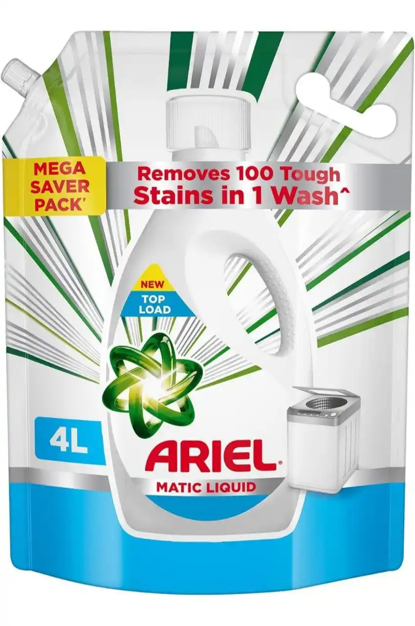 Image from Loots4u : Deals & Offers: Ariel Matic Liquid Detergent Top Load 4L @467 https://amzn.to/3GArzhz...