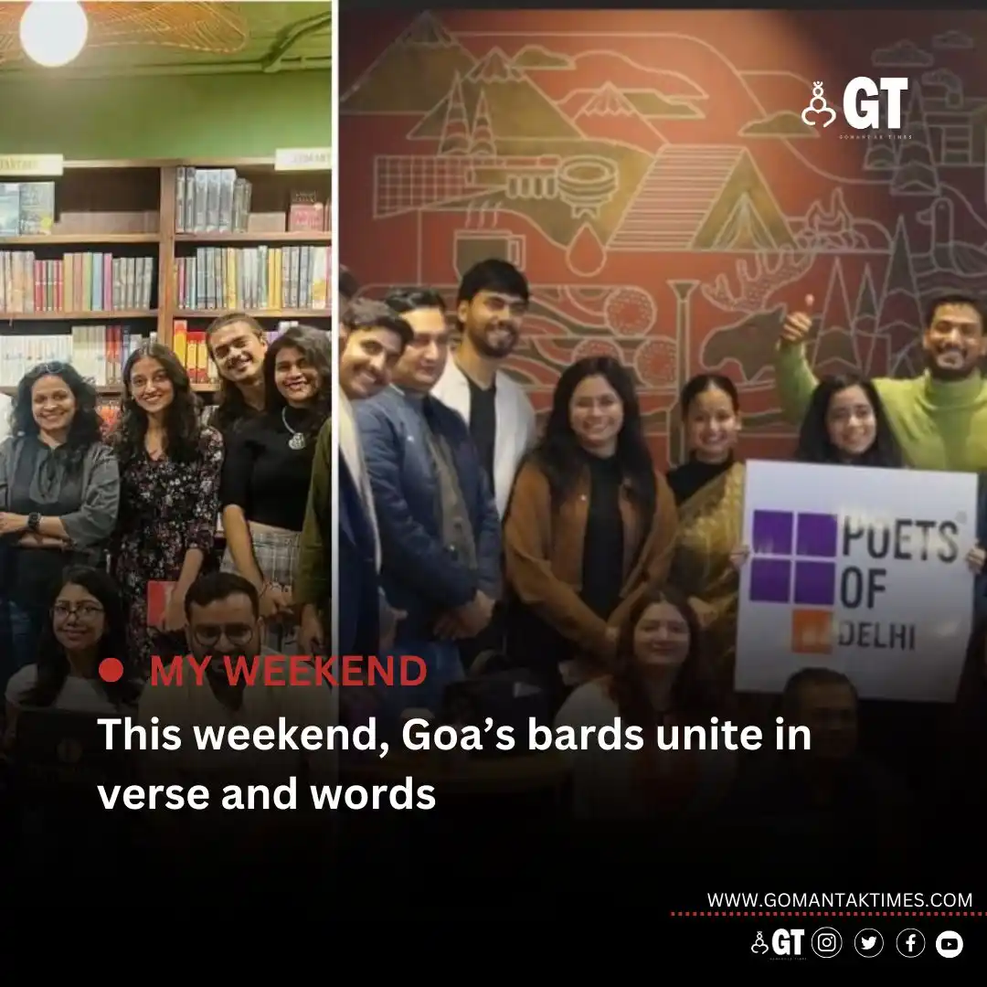 Image from Gomantak Times: *At 'Poets and Prose' organised by Poets of Community, expect more tha...
