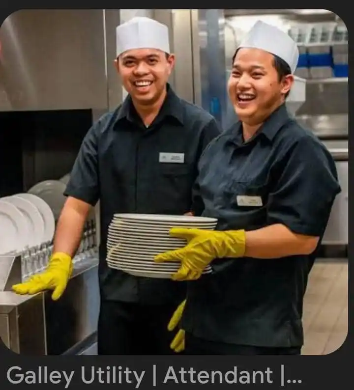 Image from Cruise Ship Jobs Updates 2025 Applications: Available as of 13 June 2025 Galley Utility - (Ocean) JOB DESCRIPTION...
