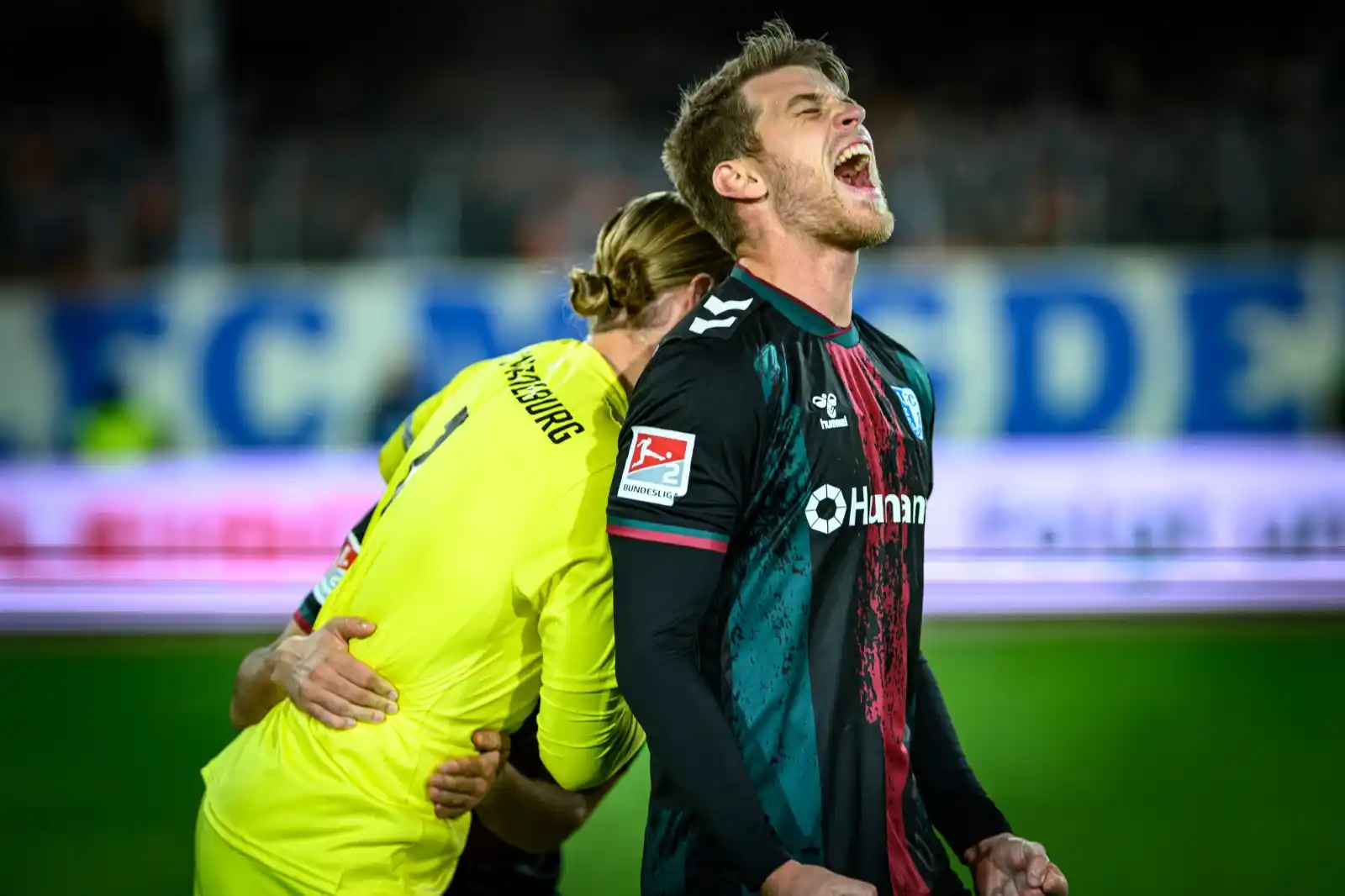 Image from 1. FC Magdeburg: 📃 Beim Aufsteiger SC Preußen Münster legte Blau-Weiß 💙🤍 unter Flutl...