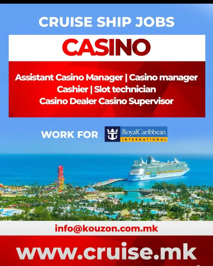 Image from Cruise Ship Jobs Updates 2025 Applications: Cruise ship employment with KOUZON Corp. & Royal Caribbean Internation...