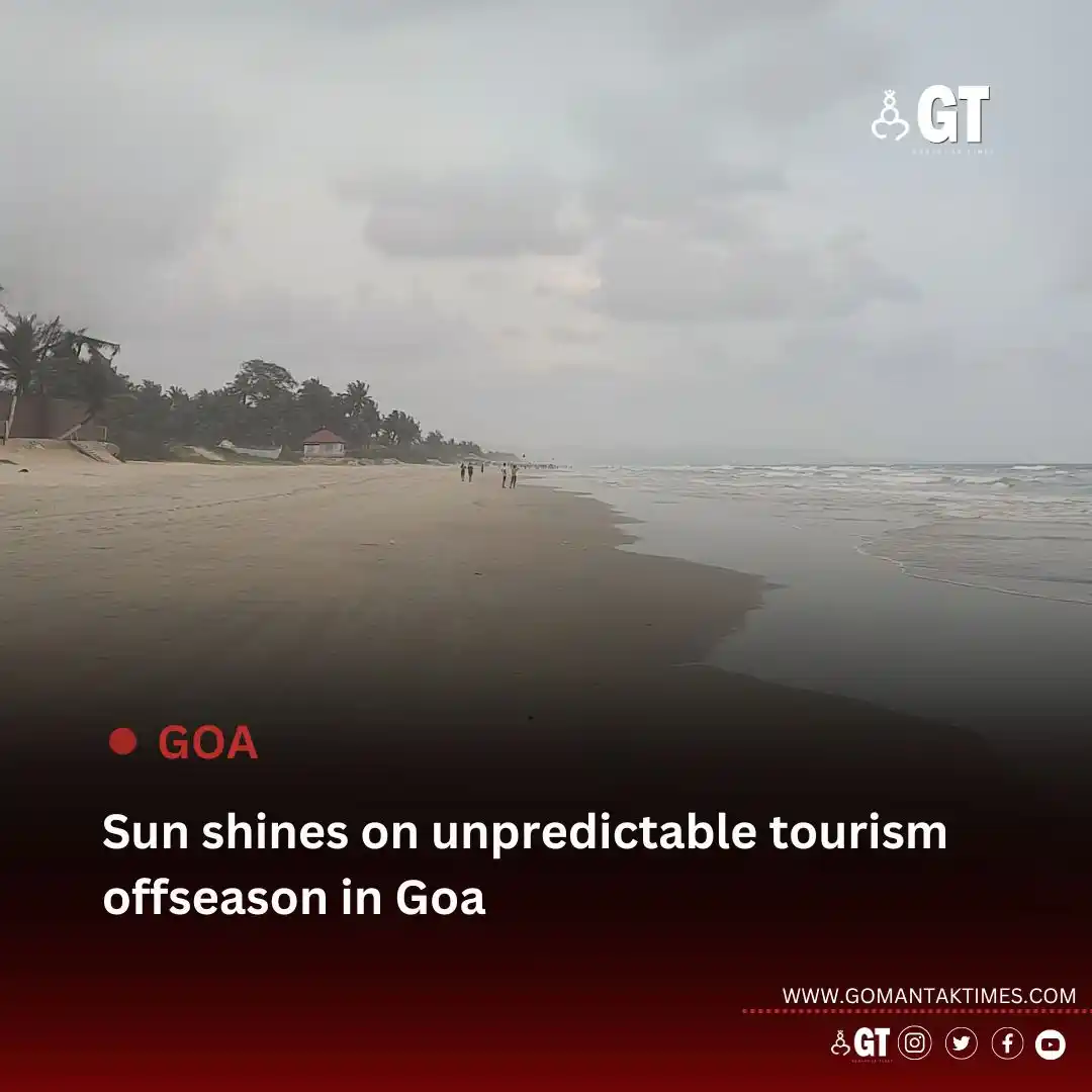 Image from Gomantak Times: *Despite early rains and overcast skies, Goa continues to see a fair f...