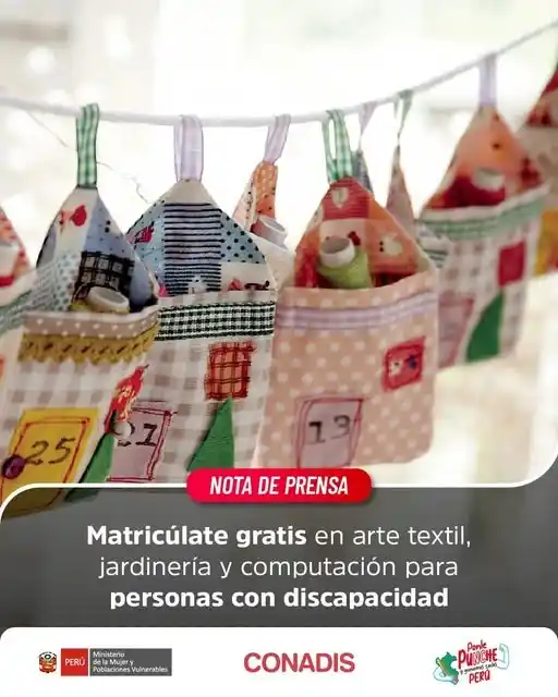 Image from MIMP Conadis: El CETPRO Alcides Salomón Zorrilla del MIMP Conadis lanza una nueva co...
