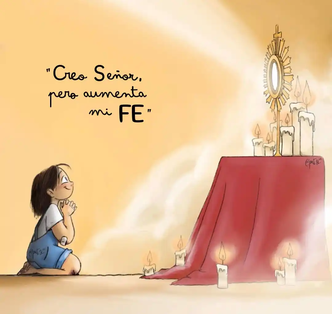 Image from Evangelio_del.dia: En mi hoy y en mi siempre...💛  Ilustración @pati.te...