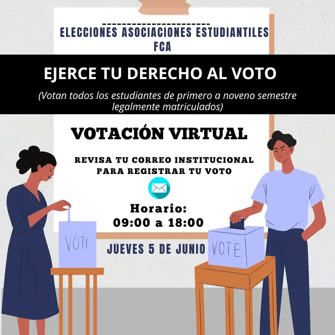 Image from Estudiantes FCA - UCE: Estimados estudiantes de la Facultad de Ciencias Administrativas *mod...