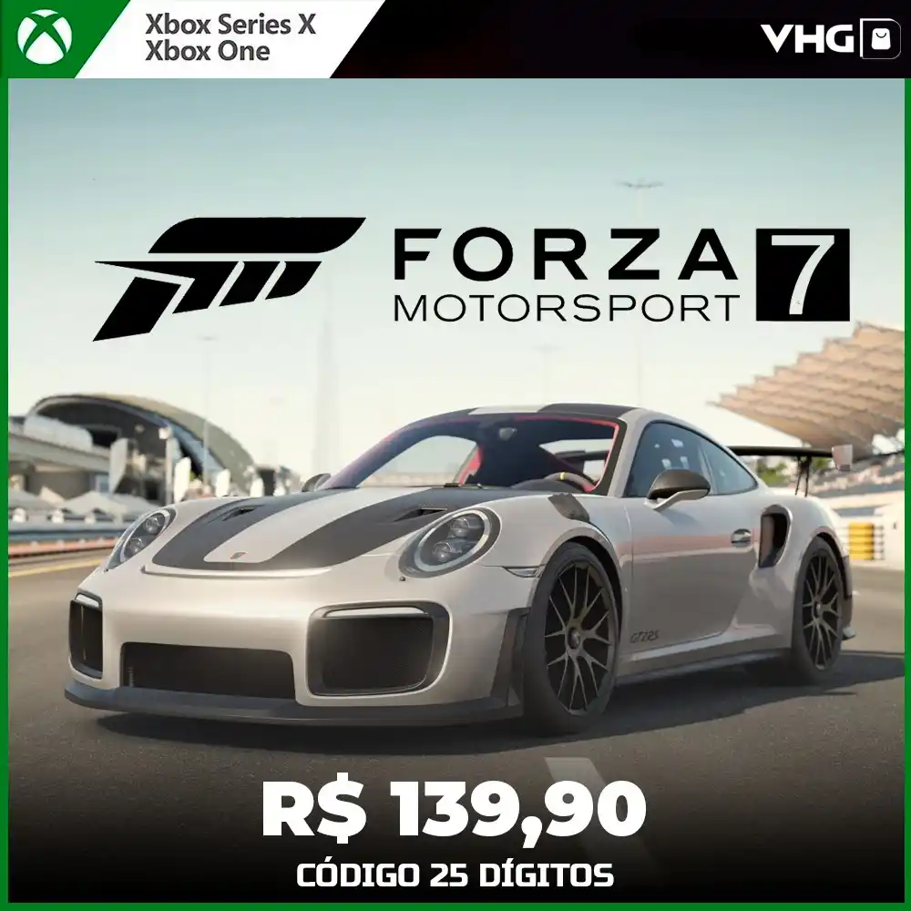 Image from Very Hard Games / Play Now : *Forza Motorsport 7* _Para Xbox One & Xbox Series S|X_ *R$ 139,90 no ...