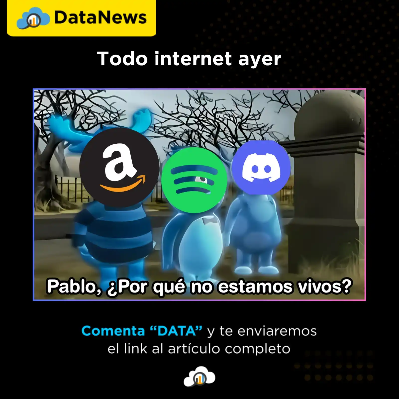 Image from Smart Data: 🚨 ¿Fue una falla técnica o un ciberataque encubierto? ❎ Millones de ...